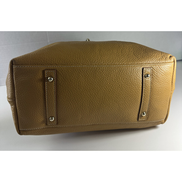 Dooney & Bourke Samba Logo Lock Sac with Keyring Hobo Shoulder Bag Toffee Purse - Picture 8 of 16